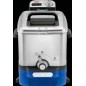 Tefal Oleoclean Pro Fritureapparat 3.5liter Børstet rustfrit stål/blå